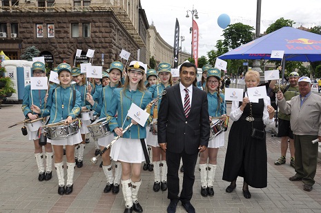 Kiev holds march dedicated to first European Games - PHOTOS